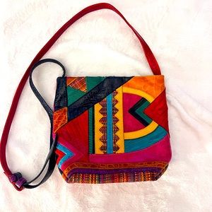 Vintage Sharif Patchwork Crossbody